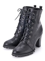 PJ/タンクソールレースアップブーツ/グレー