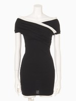 【LATINA】リブカシュクールOP/BK