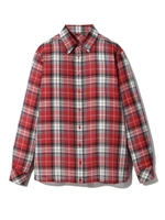 キュプラチェックシャツ/ワインレッド(263)