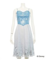 スパンコールワンピース(エルサver)/ブルー