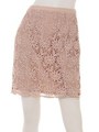 フラワーレースタイトスカート/ピンク