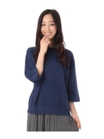 ラーベン柄プルオーバニット/ブルー(092)