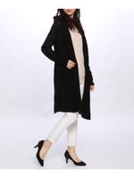 ロングニットカーディガン/ライトグレー(011)