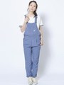 MILKFEDXLEE LOOSE OVERALL/ブルー