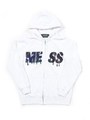 【MILKBOY】MESS ZIP HOODIES/ブラック×グリーン