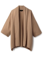 ウールショールカラーカーディガン/チャコールグレー(014)