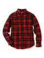 ウエスタンチェックネルシャツ/ワインレッド(963)