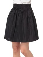 ギャザースカート/ブラック