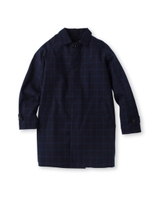 ステンカラーカジュアルコート/ネイビー(293)
