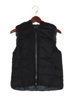 リバーシブル中綿/ベスト/クロ