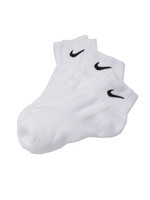 【NIKE】3PPK CUSHION QUARTER 23−25/WHT