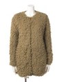 【NUMPH】NOLA FAKE FUR JACKET/KELP(CAMEL)