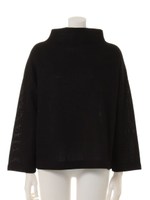 【Omekashi】畦ボトルネックプルオーバー/オフホワイト