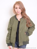 ＭＡ-1中綿ブルゾン/グリーン