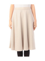 ウール混ミモレスカート/オフホワイト(003)