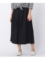 ジョーゼットワイドパンツ/ネイビー(093)