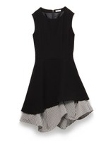 タフタレイヤードワンピース/WINE