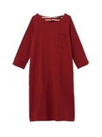 ポイントボーダーサックワンピース/ネイビー(093)