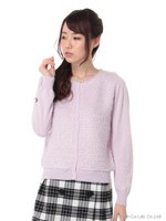 ループカーディガン/ピンク系