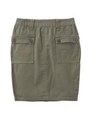 STRETCH TWILL SKIRT/オリーブ