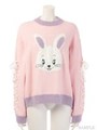SUGAR BUNNY KNIT TOPS/BLACK