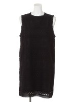 コットンレースワンピース/オフホワイト