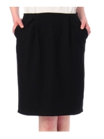 ストライプジャージタイトスカート/ブラック(019)