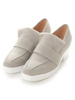 デザインソールローファー/BLK