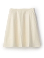 フラノ切り替えスカート/ホワイト(002)