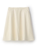 フラノ切り替えスカート/ホワイト(002)