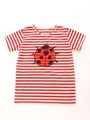 meeg BORDER S/S T（LADY BUG)/レッド