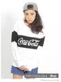コカ・コーラLineニットTOPS/BLACK
