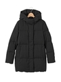 ダウンロングコート/ブラック(019)