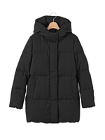 ダウンロングコート/ブラック(019)