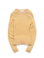 ニットプルオーバー/YEL