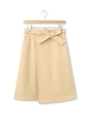リボンラップスカート/ライトベージュ(051)