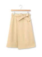 リボンラップスカート/ライトベージュ(051)
