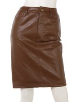 合皮タイトＳＫ/ベージュ系