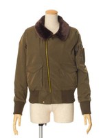 【an another angelus】ファー衿付きミリタリーブルゾン/NAVY