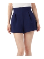 ストレッチショートキュロットパンツ/ブルー系(094)