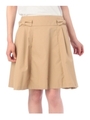 ダブルリボンつきフレアスカート/ベージュ(052)