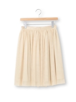 ナチュラルチュールスカート/ライトベージュ(051)