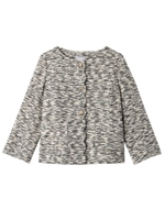 ビジューボタンツイードジャケット/ライトベージュ(051)