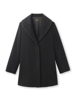 ラウンドカラー比翼コート/キャメル(041)