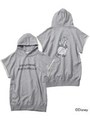 CINDERELLA BIG SWEAT HOODIE/ASH