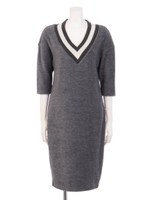 TESJピュアリッチビーバーワンピ/BLACK