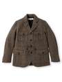 ツイードノーフォークジャケット/ブラウン系(945)