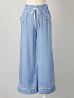 パイピングワイドパンツ/BEIGE