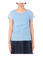 ランダムティアードカットソー/ライトブルー(091)