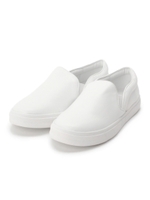 レザー調スリッポン/ホワイト(001)